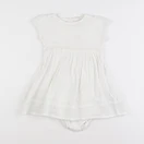 Boutchou - robe blanc - 12 mois