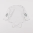 Vertbaudet - body tee-shirt blanc - 6 mois