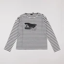 IKKS - tee-shirt bleu, blanc - 12 ans