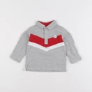 Vertbaudet - polo gris - 6 mois