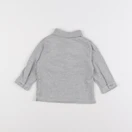 Vertbaudet - polo gris - 6 mois