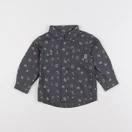 Vertbaudet - chemise gris - 12 mois