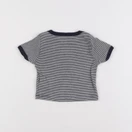 Petit Bateau - maillot de corps bleu - 3 mois