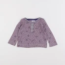 Petit Bateau - tee-shirt violet - 6 mois