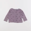 Petit Bateau - tee-shirt violet - 6 mois