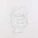 Vertbaudet - body blanc - 1 mois