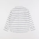 Jacadi - chemise blanc, bleu - 4 ans