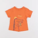 Tape à l'oeil - tee-shirt orange - 3 mois