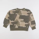 IKKS - sweat vert, beige - 8 ans