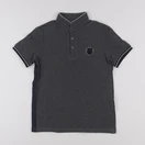 IKKS - polo imprimé au dos gris - 10 ans