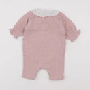 Vertbaudet - combinaison doublé rose, or - 1 mois