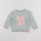 Tape à l'oeil - sweat vert, rose - 2 ans