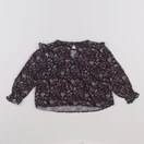 Vertbaudet - blouse bleu, violet - 2 ans