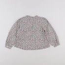 Vertbaudet - blouse beige, rose - 4 ans