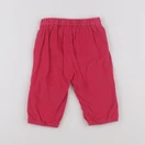 Jacadi - pantalon rose - 12 mois