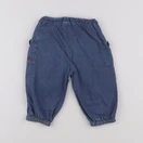 Petit Bateau - pantalon bleu - 12 mois