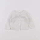 Bonton - gilet blanc - 3 mois