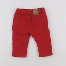 Vertbaudet - pantalon rouge - 6 mois