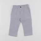 Jacadi - pantalon blanc, bleu - 12 mois