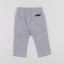 Jacadi - pantalon blanc, bleu - 12 mois