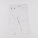 Petit Bateau - pantalon blanc - 12 mois