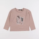 IKKS - tee-shirt rose - 4 ans