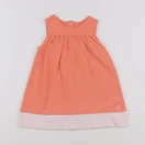 Petit Bateau - robe orange - 12 mois