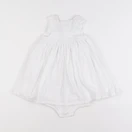 Monoprix - robe blanc - 6 mois