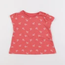Vertbaudet - tee-shirt orange - 6 mois