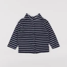 Vertbaudet - sous-pull bleu - 9 mois