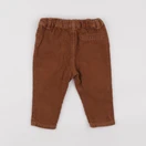 Vertbaudet - pantalon marron - 9 mois