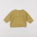 Vertbaudet - sweat jaune - 9 mois