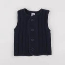 Petit Bateau - gilet bleu - 3 ans