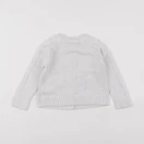 Vertbaudet - gilet blanc - 3 ans