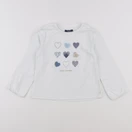 Okaidi - tee-shirt blanc - 5 ans
