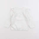 Vertbaudet - pull blanc - 12 mois