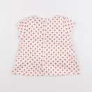 Vertbaudet - blouse rouge - 12 mois