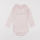 Petit Bateau - body à col rose - 18 mois