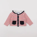 Jacadi - gilet rouge - 6 mois