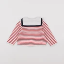 Jacadi - gilet rouge - 6 mois