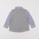 IKKS - chemise blanc, bleu - 18 mois