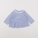 Jacadi - blouse bleu - 6 mois
