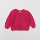 Petit Bateau - gilet rose - 12 mois
