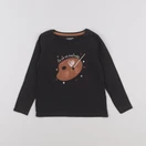 Vertbaudet - tee-shirt noir - 3 ans