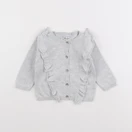 Vertbaudet - gilet gris - 6 mois