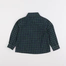 Mango - chemise bleu, vert - 2/3 ans