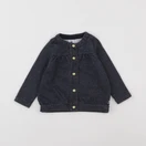 Petit Bateau - sweat bleu, or - 18 mois
