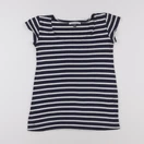 Envie de fraise - tee-shirt grossesse blanc, bleu - 36 à 38