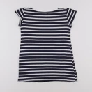 Envie de fraise - tee-shirt grossesse blanc, bleu - 36 à 38