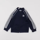 Adidas - sweat bleu - 12/18 mois
